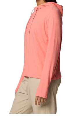 Columbia Women's XXL Sun Trek Hoodie II Omni Shade In Alpenglow