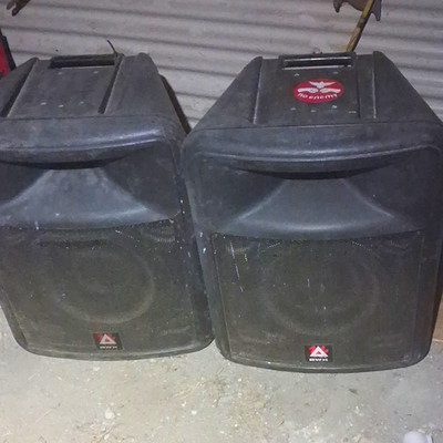 Peavey Impulse 1012 Pair Passive Wired PA Speakers 8 Ohm Speakon Black
