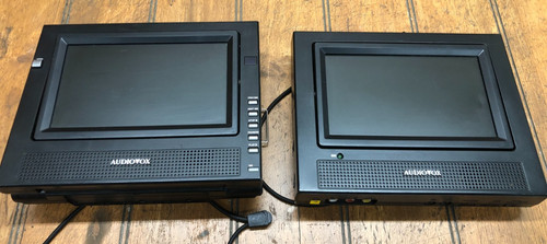 Audiovox PVS69701 Dual 7" Screen Mobile DVD System 12V-Tested