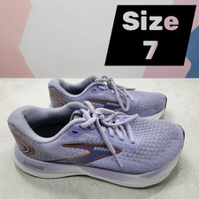 Brooks Glycerin 21 Womens 7 Shoe Purple Sneaker Running Walking 1204081B544