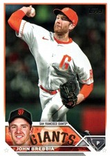John Brebbia P Giants Topps Baseball Card #US157 2023