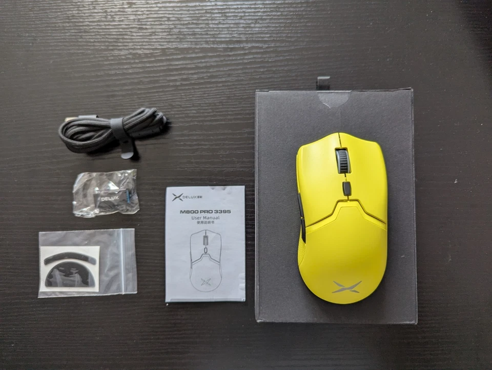 Delux M800 Pro Wireless Gaming mouse 3395 2.4GHz Bluetooth - Image 2 of 4