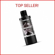 Black Acrylic Surface Primer  Matte Finish, 200 ml  Airbrushing for Figurines