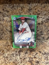 2025 Bowman Chrome Autograph George Klassen Green Shimmer Auto /99 #CPA-GK (RC)