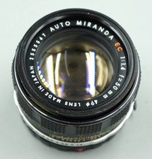 Auto Miranda 50mm F/1.4 EC Lens 728
