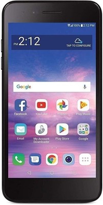 Tracfone LG Rebel 4 4G LTE CDMA Locked Smartphone 5'' HD 16GB Removable Battery