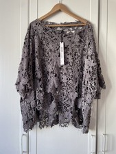 Rundholz Dip Shirt Pullover Onesize Amber Fog Baumwolle