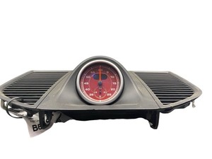 2017-2021 Porsche Macan 95B OEM Front Center Dash Clock W/ Trim | Red