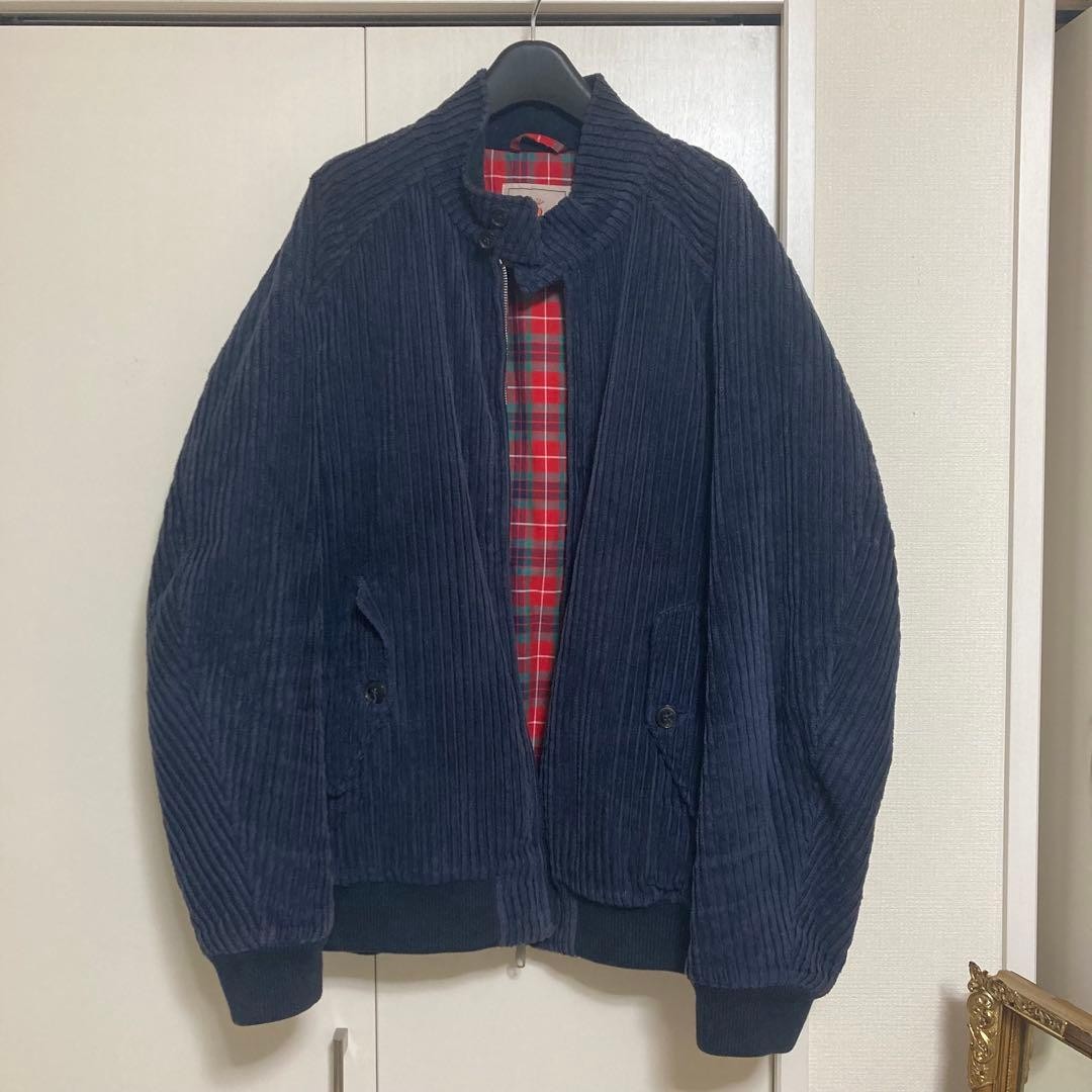 Baracuta G9 Navy Corduroy Harrington Jacket Vintage L Men's Outerwear used 9F
