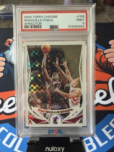 2004-05 Topps Chrome - Shaquille O'Neal #158 X-Fractor /110 PSA 9