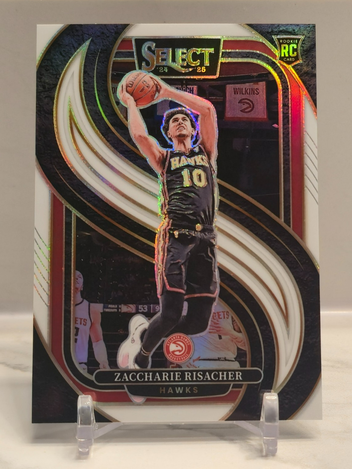 ZACCHARIE RISACHER ROOKIE 2024-25 Select Premier Level #180 WHITE PRIZM RC /149