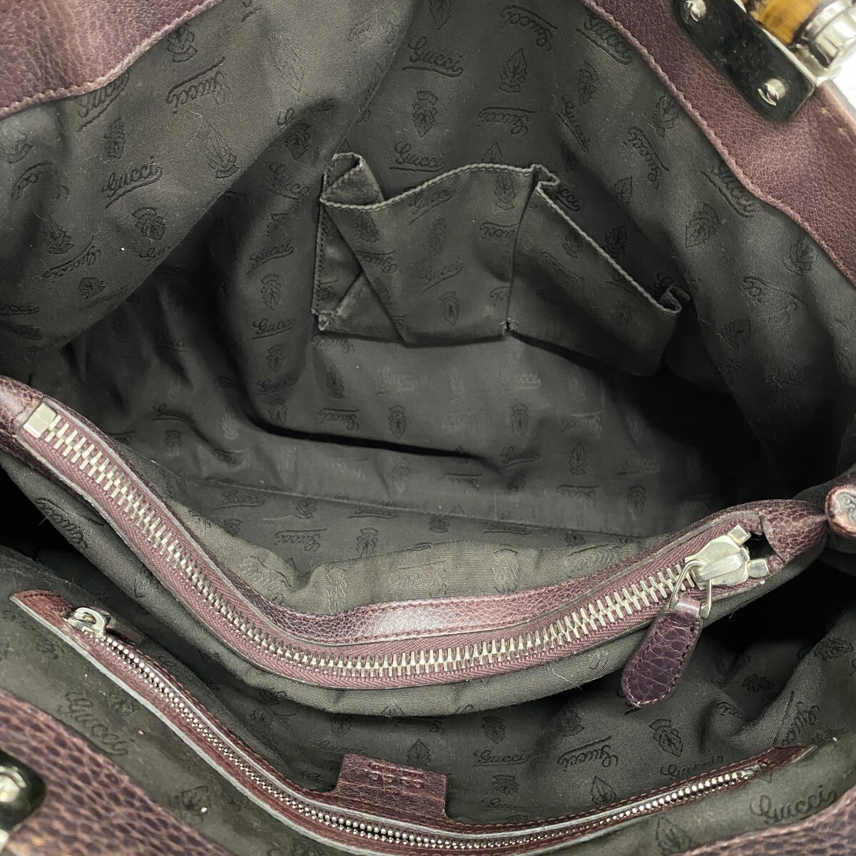 GUCCI Tote Bag  232947 Leather silver hardware 51990 thumbnail 4