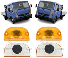 Neuf Lot De 2 Feux Clignotants Latéraux Pour Nissan Cabstar Orange 1626101