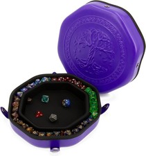 Dice Tray and Dice Storage Case for Up to 115 RPG Dice - Dice Tray for Rollin...