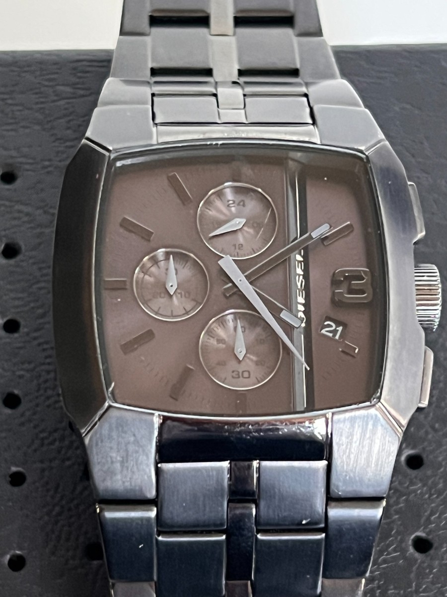 DIESEL DZ4260 Mens Chronograph Gunmetal Ion Plated SSteel Bracelet