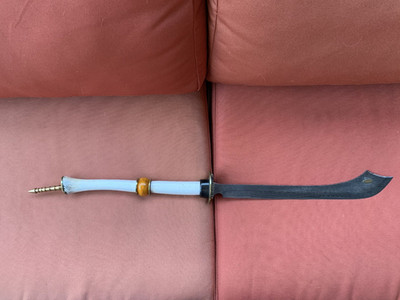 Chance Priest Custom Handmade Two Hand Damascus Sword. 34''OAL