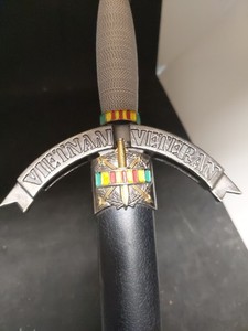 Vietnam Veteran Commemorative Dagger with Sheath