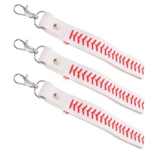 3pcs Baseball Keychains, Car Keychain for Men Holder with Rotatable Snap