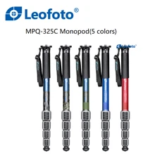 New Leofoto  MPQ-325C Carbon Fiber Monopod with Bag/5 Section Leg/Water-proof