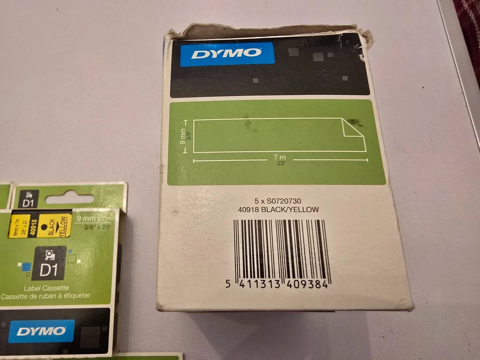 DYMO LABELMANAGER 160 LABEL PRINTER MAKER NEW! + 5x D1 Black on Yellow 9mm 40918 - Image 2 of 4
