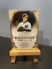 Atsuki Taneichi 2020 BBM Icons NPB Fireballer #FP04 GOLD Foil 31/90 WBC 種市 篤暉