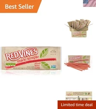 Made Simple Licorice, Mixed Berry Flavored Twists, 4oz Tray 12 Pack, Soft & C...