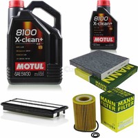 Mann Inspektionspaket Motul 8100 5W-30 FüR Honda Accord Vkombi 2.2I-Dtec