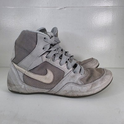 Nike Greco Supreme Wrestling Shoes Size 7 (Womens 8.5) Grey Boxing MMA  VTG 2003