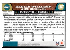 2008 Topps #167 Reggie Williams