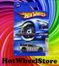2006 Hot Wheels Silver CORVETTE C6R  First Editions  Card 025 HW62-041326