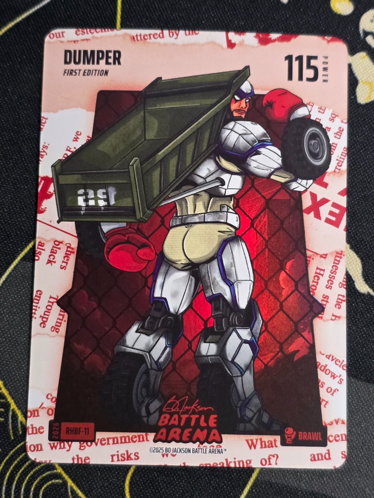 2026 Bo Jackson Battle Arena Dumper (Cal Raleigh) Red Headliner Foil Brawl