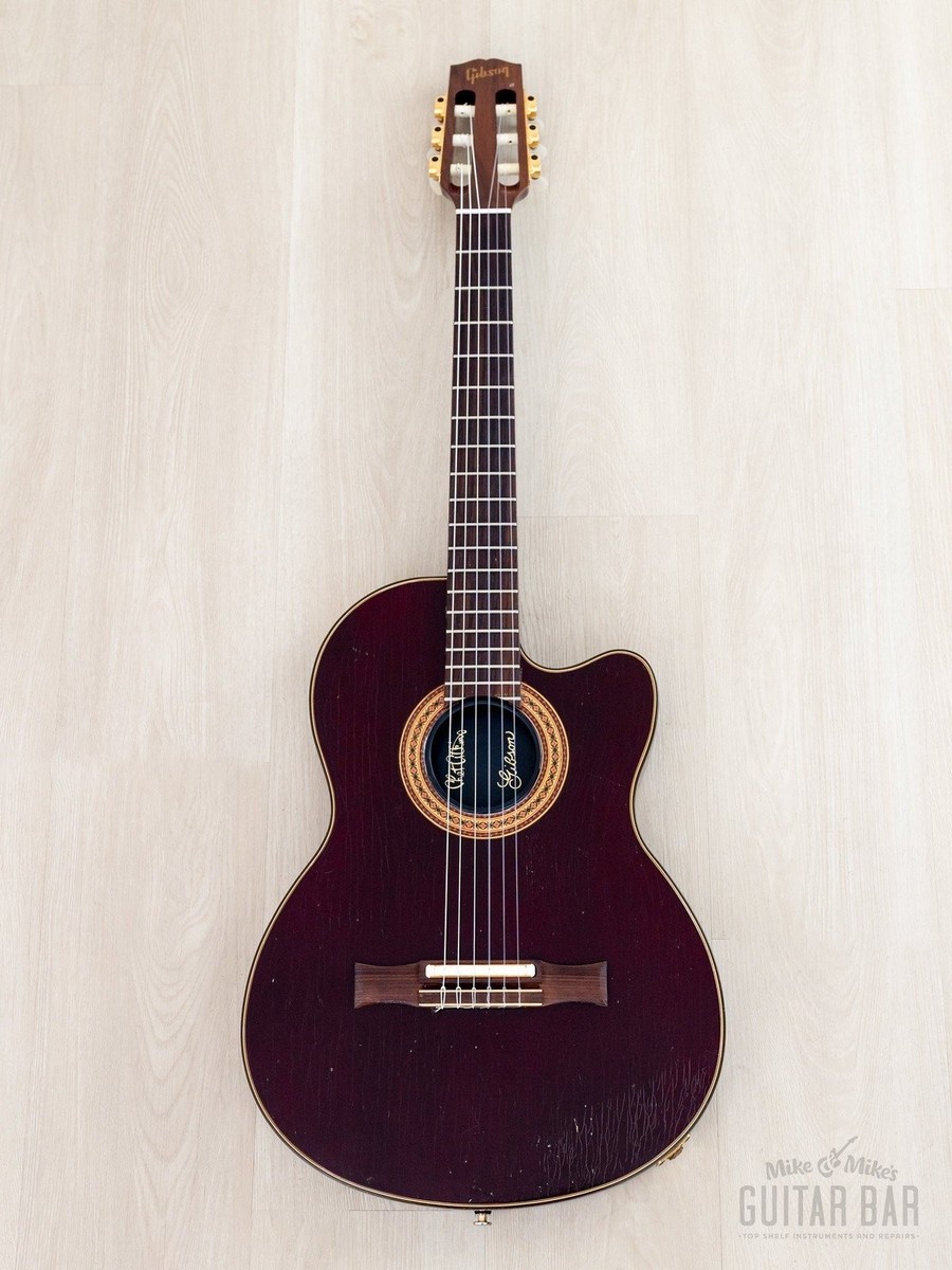 1997 Gibson Chet Atkins CE Classical Cutaway Acoustic Electric