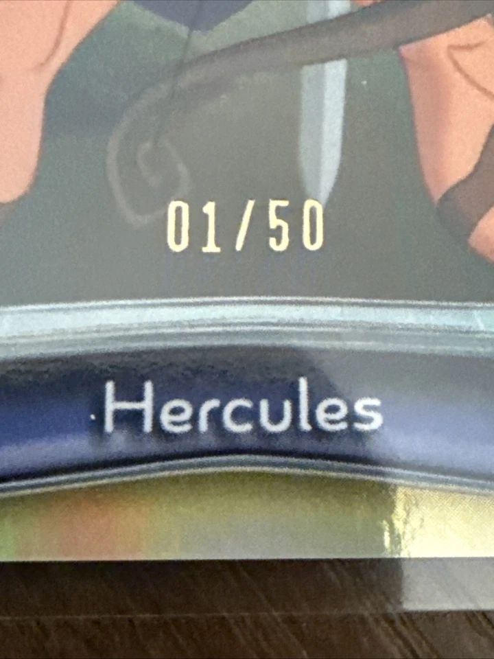 2025 Topps Disney Wonder Hercules #57 Gold Refactor /50 - Image 3 of 4