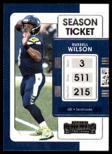 Russell Wilson 2021 Panini Contenders #85 Seahawks NFL READ FREE SHIPPING