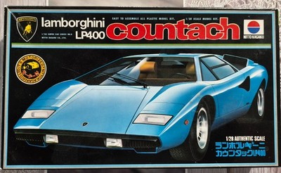Nitto Kagaku Lamborghini Countach LP500S 1:28 mit Motor No. 638-400 in OVP
