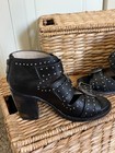 Freebird Women's Black Leather VIOLET Heels - Size 6M - Rare Find! - $250 Retail — photo 7