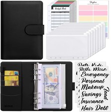 Budget Binder, Money Saving Binder w/ Zipper Envelopes, Cash Envelopes, Expenses