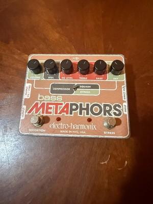 Electro-Harmonix Metaphors Bass Guitar Preamp Channel Strip Distortion Bypass