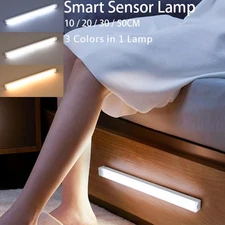 LED Bar Light USB Rechargeable Motion Sensor Induction Night Lamp