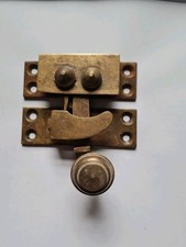 Alter Vintage Messing Fensterflügel LocK Riegel ungewöhnlicher Stil