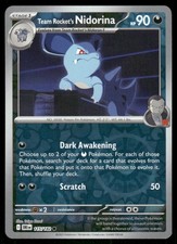 Team Rocket's Nidorina 115/182 - Destined Rivals - Reverse Holo Common NM