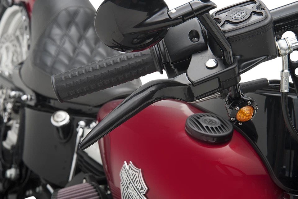 02-14 Harley Softail Fat Boy EFI Drag Specialties 0610-0211 Juegos de palancas personalizados Foto 4 de 4