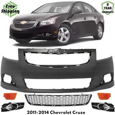 Front Bumper Cover Fog Light Assembly Kit For 2011-2014 Chevrolet Cruze Front Bumper Cover Fog Light Assembly Kit For 2011-2014 Chevrolet Cruze
