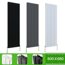 Image of Designer Horizontal Vertical Modern Flat Panel Column Radiator Central Heating