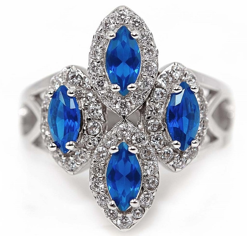 3CT Heat Treated Kyanite 925 Sterling Silver Ring Jewelry Sz 6