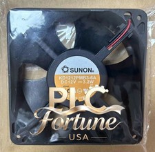 1PCS Brand New SUNON KDE1212PMB3-6A Cooling Fan 12V 3.2W 12038 2-wire Fast Ship