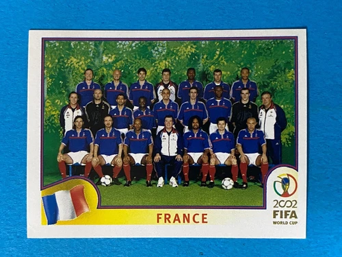 Panini Stickers World Cup Korea Japan 2002 n. 25 Team (France)