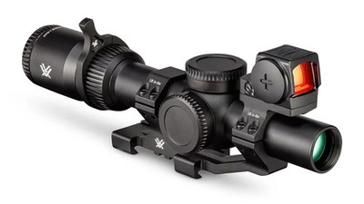 Vortex Venom 1-6x24 SFPlane Riflescope 3 MOA Enclosed Micro Red Dot Sight Bundle