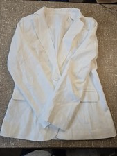 womens white blazer size small