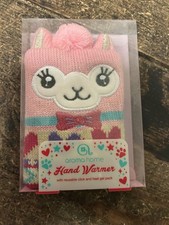 Knitted Llama Design Gel Hand Warmer Pocket Size
